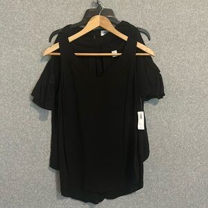 Old Navy Black Blouse Tank size Small NWT